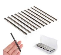 Lot de 10 couteaux à raboter HSS Set, 82 mm, rabot électrique, lame Hss 82 x 5,5 x 1,2 mm, pour rabot Bosch, rabot à main, machine à bois