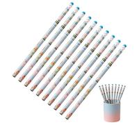 Lot de 10 crayons d'école, écriture douce et mignonne, crayons pour écriture à la main, fournitures scolaires, pour , école, maison, salle de classe, sacs, cadeau, fête, anniversaire
