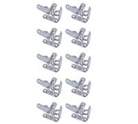 Lot de 10 crochets à œillet oblongs en acier inoxydable 304 5 mm Pour fixation murale
