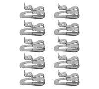 Lot de 10 crochets de clip de ceinture avec boucle de taille pour clés à chocs 18 V 20 V, outils, clips de crochet de ceinture, accessoires en matériau métallique, clés à chocs et perceuses