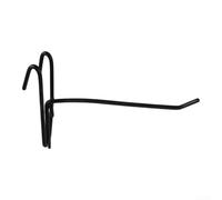 Lot de 10 crochets robustes pour panneau de supermarché Noir 20 cm | 10 cm de long, finition noire, s'adapte aux grilles standard, idéal pour les étagères de vente au détail