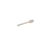 Lot de 10 cuillères SPHERE en bois de bouleau - Manche long, bol ovale