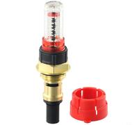Lot de 10 débitmètres pour chauffage au sol, débitmètre d'eau, régulateur de débit DN25 0-5 l/min, débitmètres d'eau pour chauffage au sol