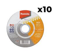 Lot de 10 disques à tronçonner MAKITA D-18764-10 115 mm