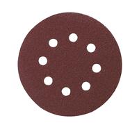 Lot de 10 disques abrasifs Ø125mm auto-agrippant 8 trous MAKITA