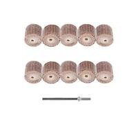 Lot de 10 disques abrasifs 13 mm pour ponceuse Dremel Grain 600 avec tige de mandrin 3 mm