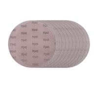 Lot de 10 disques abrasifs - Grille abrasive, Diamètre : 225 mm - Filet de ponçage sans poussière - Disques abrasifs anti-blocage - Papier abrasif pour ponceuse de plafond - Ponceuse à sec
