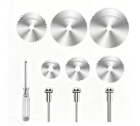 Lot de 10 Disques de Coupe Diamant pour Outil Rotatif, Accessoires Mini Scie Circulaire Résistants pour Découpe Précise de Bois Métal Plastique Pierre, Tige Universelle pour Bricolage, A1278