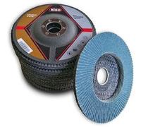 lot de 10 disques plats a lamelles zirconium 125 mm grain 120 - Oc-pro G
