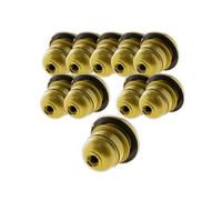 Zenitech - Lot de 10 douilles E27 + bague - Doré Doré G
