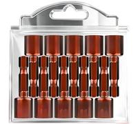 Lot de 10 douilles magnétiques puissantes, 8 x 45 mm, outil de haute dureté pour perceuse électrique, tournevis, porte-embout magnétique pour visseuse à percussion