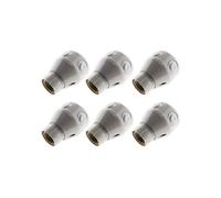 Zenitech - Lot de 10 douilles orientables E27 - Blanc blanc G