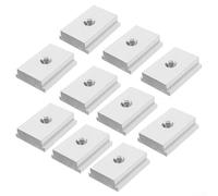 Lot de 10 écrous à rainure en T M8, pour le travail du bois, scie, perceuse, fraisage, table de toupie en alliage d'aluminium, kit de matériel de fixation