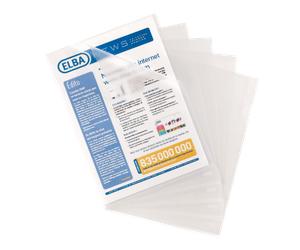 LOT de 10 Elba Dossier Ongles Standard Folio PP 140 ? - Résistant et durable - Taille standard pour Folios - Avec poignée pour une manipulation facile