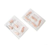 Lot de 10 électrodes et buses de coupe plasma KP2063-1B1 KP2062-2B1 pour électrique pour Procut 20/55/80 PCT-80 Accessoires de brûleur de coupe 55A 1,0 mm
