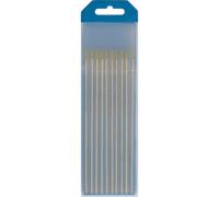 Électrode tungstène Lanthane WL15 diamètre 2 mm - or (AC/DC) - par 10 GYS