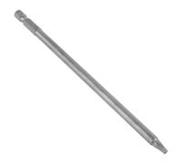 Lot de 10 embouts de tournevis carrés SQ2, 150 mm pour vis à tête rondelle, alliage d'acier 60HRC, ensemble d'embouts de tournevis magnétiques avec tige hexagonale de 6,35 mm pour perceuse électrique