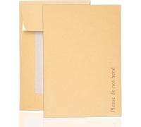 Lot de 10 enveloppes A6 C6 avec dos cartonné. Inscription « Please Do Not Bend » sur chaque enveloppe. Dimensions : 162 x 114 mm. Enveloppes auto-adhésives sécurisées. 10 enveloppes