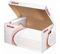Caisse archives Esselte Boxy H 26,5 x L 56 x P 38 cm haute résistance - Blanche