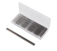 Lot de 10 Fers de Rabot 82mm HSS Lames Réversibles Carbure 82x5,5x1,2mm Convient pour Rabot Makita Bosch DeWalt Lumiryn