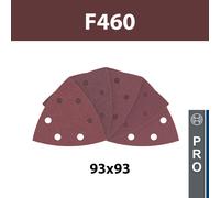 Lot de 10 feuilles abrasives PRO F460 93x93 Grain 60 à 240 BOSCH