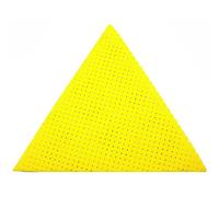 Lot de 10 feuilles abrasives Velcro - Papier abrasif triangulaire - 285 x 285 mm - Pour ponceuse de plafond, ponceuse à sec Einhell BT-SG 710 TE-DW 225 X (P150)