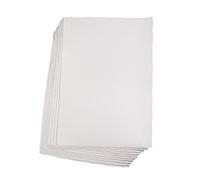 Lot de 10 feuilles de papier d'impression blanc épais en coton de 300 g pour croquis aquarelle, exercices de dessin, papier à dessin de qualité supérieure