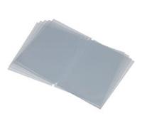 SECURIT - Inserts Avec Pochettes Transparentes Doubles A5 - Pour Porte-Menu, Carte des Vins - Pour Café, Bar, Restaurant - Lot de 10, Trasparente