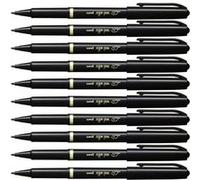 Mitsubishi Pencil Feutres Uni-ball Sign Pen MYT7 N Pointe moyenne Noir – Lot de 10