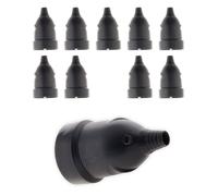Lot de 10 fiches femelles 16A 2P+T - Noir - Zenitech