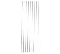 Lot de 10 fils de soudure en acier inoxydable 304 avec faible projection pour des soudures plus propres et plus efficaces, 3,2 mm