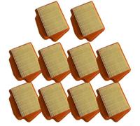 Lot de 10 filtres à air compatibles avec FS490 FS510 FS560 Remplace 4148-141-0300, piège efficace des débris pour débroussailleuses, pièces d'entretien faciles à installer