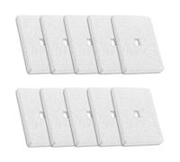 Lot de 10 filtres à air de bassin compatibles avec pompe à air septique Hiblow HP-80-0110 - Accessoire pour kit de reconstruction Hiblow 80 - Filtre à air de rechange pour filtre Hiblow hp 60 et hp 80