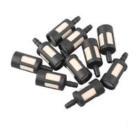Lot de 10 filtres à carburant pour machines de jardin, tronçonneuse, filtre à carburant en ligne de rechange 1/8 ID pour petit moteur, protège le carburateur des débris (20 pièces)