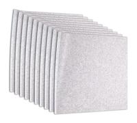 Lot de 10 filtres de rechange pour ventilateur Limodor Limot Compact 60, 60-30,100-238 x 238 mm - Épaisseur du filtre : env. 17 mm - Filtre à poussière pour ventilateur de salle de bain F/M - Numéro