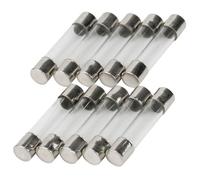 Lot de 10 fusibles fins SeKi 15 A, 6 x 30 mm, lent ; fusible en verre 250 V