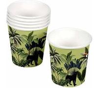 Lot de 10 Gobelets en Carton "Palmeraie" 23cl Vert Vert G