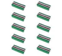 Lot de 10 gommes à tableau noir - Gomme à craie en feutre multicouche - Prise en main facile, éponge nettoyante légère pour tableau noir - Idéal pour la salle de classe, la maison ou le bureau
