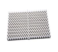 Lot de 10 grilles de drainage pour piscine, caniveaux en plastique PP modulables pour une utilisation intérieure/extérieure, grilles résistantes pour salle de bain et piscine, 30 x 100 cm, i