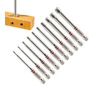 Lot de 10 hexagonaux pour perceuse, tournevis magnétique à | Jeu de douilles pour clés Allen pour maison, garage, automobile, traitement des métaux, entretien, réparation, axe