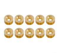 Lot de 10 œillets de rechange en laiton pour tête de débroussailleuse avec diamètre extérieur de 14 mm et diamètre intérieur 4,3 mm Convient pour les accessoires de brosse