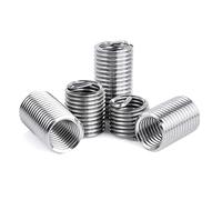 Lot de 10 inserts filetés M12-1,75 × 2,5D - Métriques - En acier inoxydable - Type hélicoil - Pour réparation
