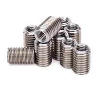 Lot de 10 Inserts Filetés M12 vers M8, M12*1,75 Mâle Vers M8*1,25 Femelle Réparation Insérer écrou vis Réducteur Conversion Inox Acier Fixation, Insert Fileté Metal pour la Réparation du Filetage