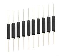 Lot de 10 interrupteurs à anches encapsulés en plastique normalement ouverts - Capteur magnétique - 3 x 13 mm - 100 V - 0,5 A - Pour montage sur circuit imprimé - Contrôle industriel