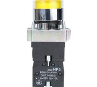 Lot de 10 interrupteurs à bouton-poussoir LED série NP2 NP2-BW3561