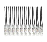 Lot de 10 interrupteurs de contrôle de température normalement fermés série KSD9700 pour protection du moteur sous 1 HP avec bande bimétallique thermique à réinitialisation automatique (17AM033-130C)