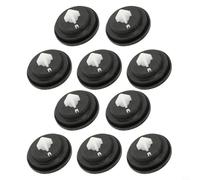 Lot de 10 joints de membrane en caoutchouc de rechange pour valve de remplissage SIAMP, 27 x 15 mm, convient à toutes les vannes d'admission SIAMP inférieures et latérales, noir