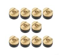 Lot de 10 joints d'étanchéité en laiton pour pistolet pulvérisateur Airless - 11 x 8 x 2 mm - Pour rondelles robustes - Kit de peinture - Buse d'étanchéité