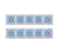 Lot de 10 joints d'étanchéité pour valve de douche et pommeau de douche - Rondelle plate en caoutchouc étanche pour salle de bain Blanc 90 ~ 110 mm