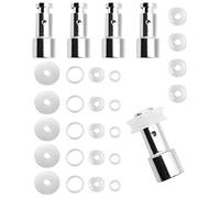 Lot de 10 joints d'étanchéité universels pour soupape à vapeur et joint d'étanchéité en silicone pour autocuiseurs de 5, 6 ou 8 litres, tels que XL, YBD60-100, PPC780, PPC770, PPC790, argent